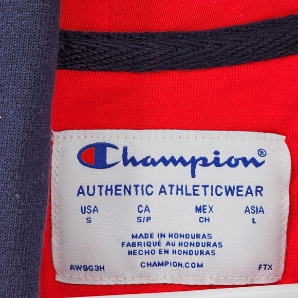 Champion Men's Powerblend Colorblocked Hoodie - S - Picture 4 of 7